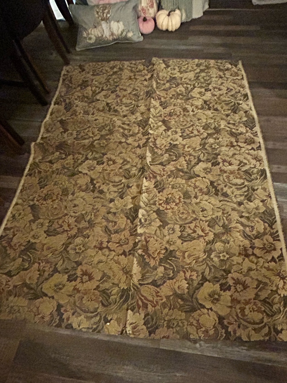 Vintage tapestry Upholstery Fabric 77x55